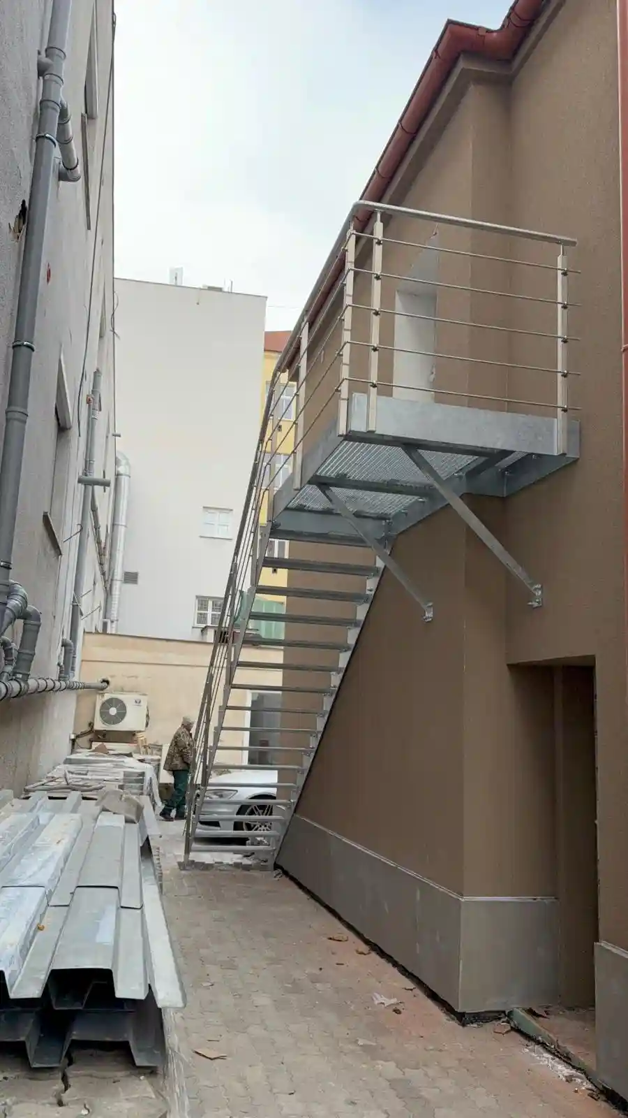 Zábradlí pro hotel v Praze